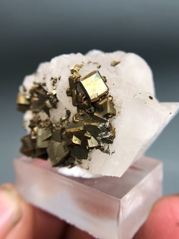 Pyrite from Sanming, Fujian, China, individual mineral specimen view 3