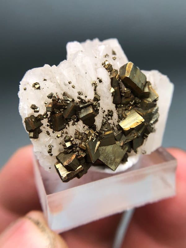 Pyrite from Sanming, Fujian, China, individual mineral specimen view 4