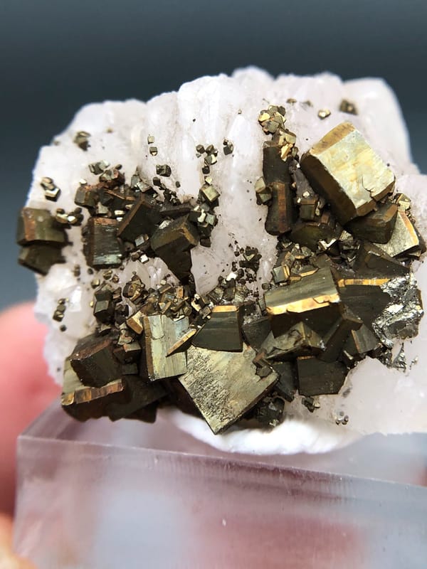 Pyrite from Sanming, Fujian, China, individual mineral specimen view 6