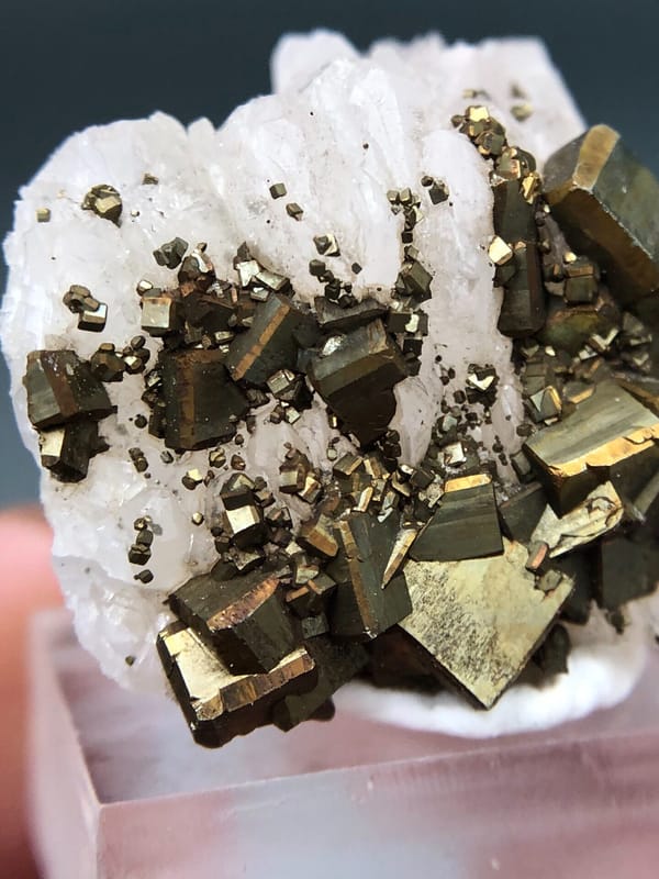 Pyrite from Sanming, Fujian, China, individual mineral specimen view 7