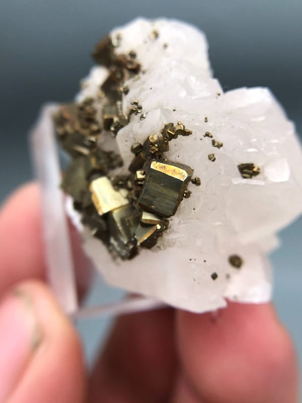 Pyrite from Sanming, Fujian, China, individual mineral specimen view 9