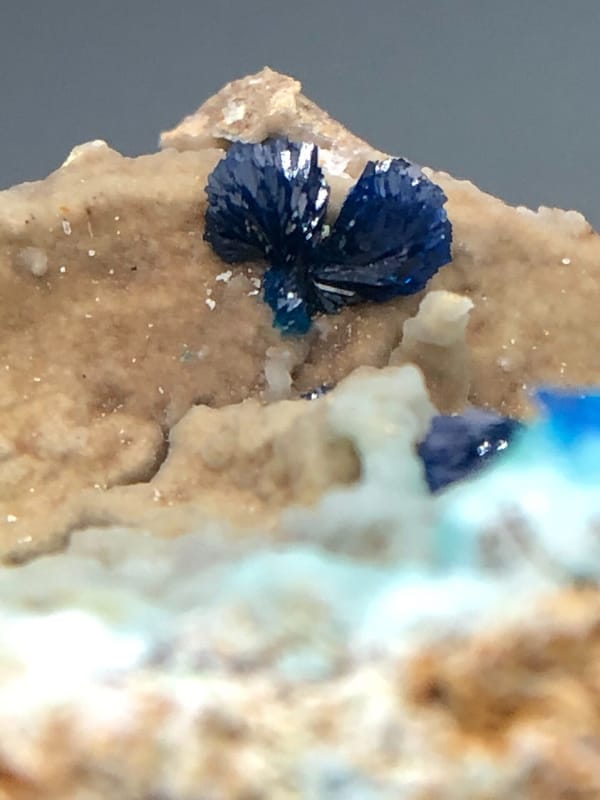 Veszelyite from Yunnan, China, individual mineral specimen view 2