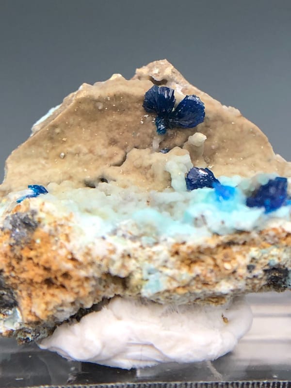 Veszelyite from Yunnan, China, individual mineral specimen view 7