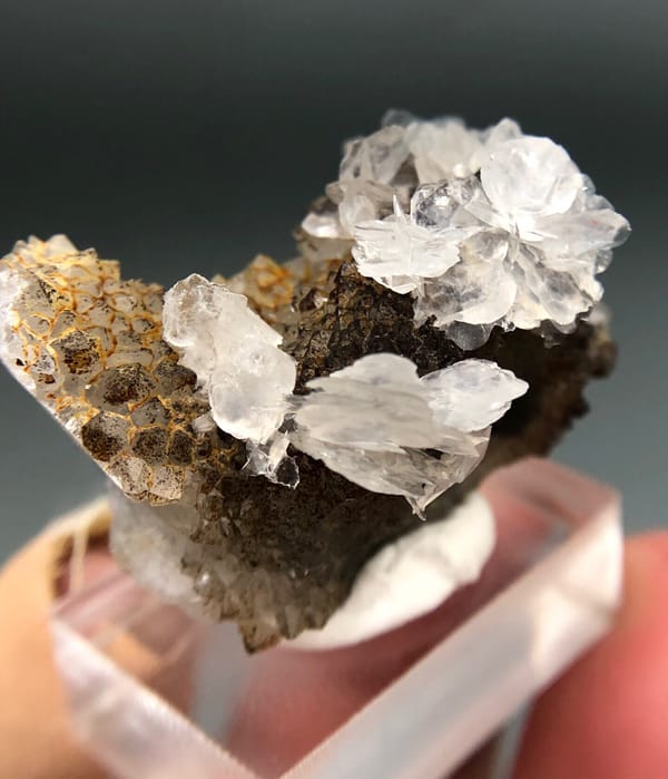 Hydrozincite from Fujian, China, individual mineral specimen view 3