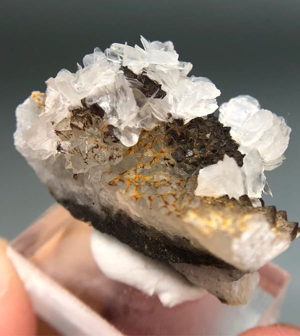 Hydrozincite from Fujian, China, individual mineral specimen view 4