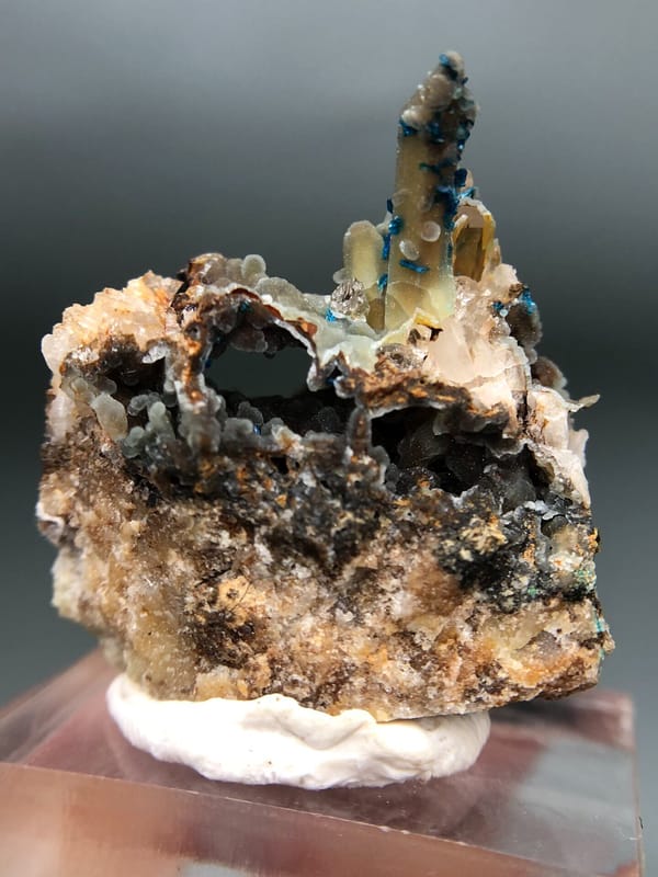 Hemimorphite from Yunnan, China, individual mineral specimen view 2