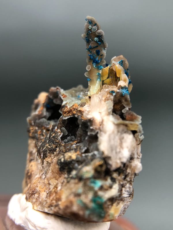 Hemimorphite from Yunnan, China, individual mineral specimen view 3