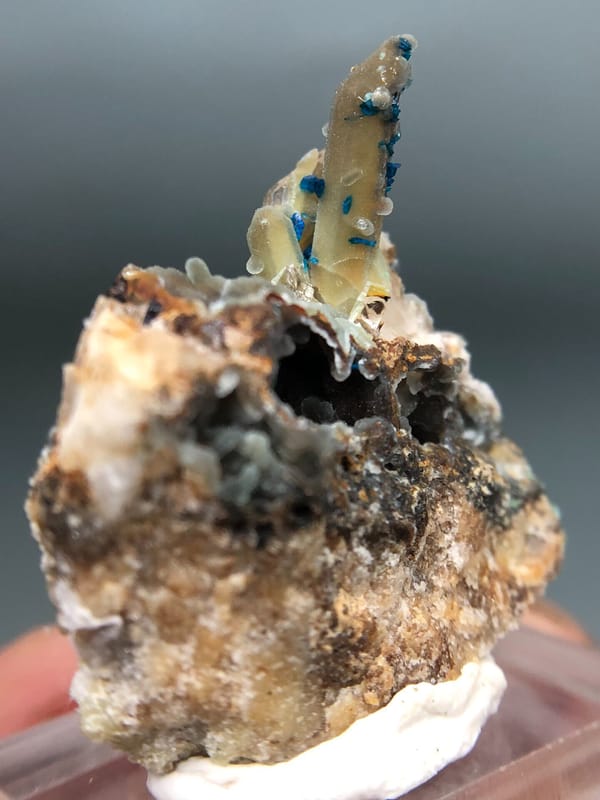 Hemimorphite from Yunnan, China, individual mineral specimen view 4