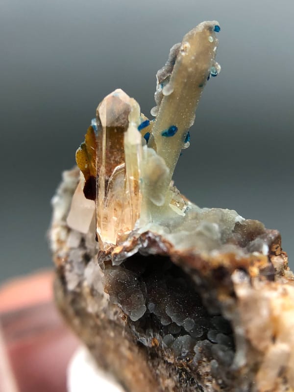 Hemimorphite from Yunnan, China, individual mineral specimen view 5