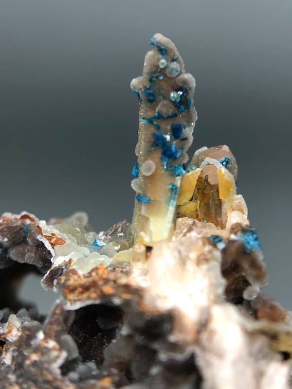 Hemimorphite from Yunnan, China, individual mineral specimen view 6