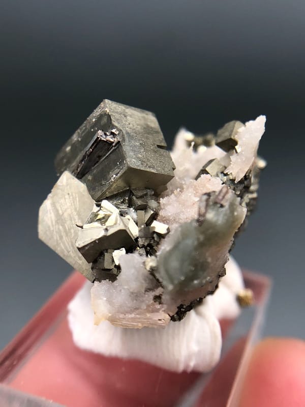 Stibnite from Shangbao Mine, Leiyang, Hunan, China, individual mineral specimen view 4
