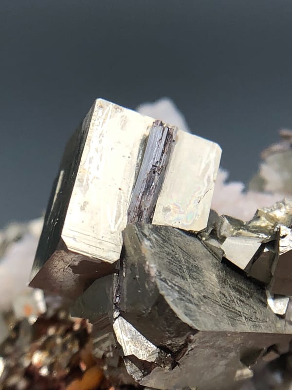 Stibnite from Shangbao Mine, Leiyang, Hunan, China, individual mineral specimen view 5