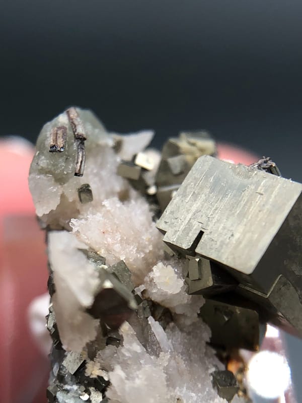 Stibnite from Shangbao Mine, Leiyang, Hunan, China, individual mineral specimen view 6