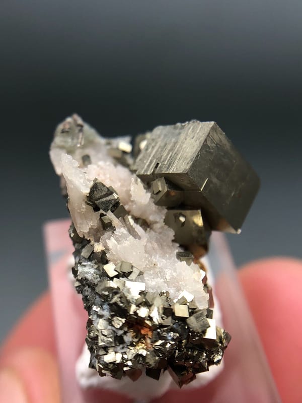 Stibnite from Shangbao Mine, Leiyang, Hunan, China, individual mineral specimen view 7