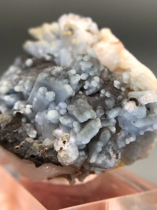 Plumbogummite from Guangxi, China, individual mineral specimen view 3