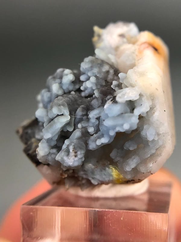 Plumbogummite from Guangxi, China, individual mineral specimen view 6