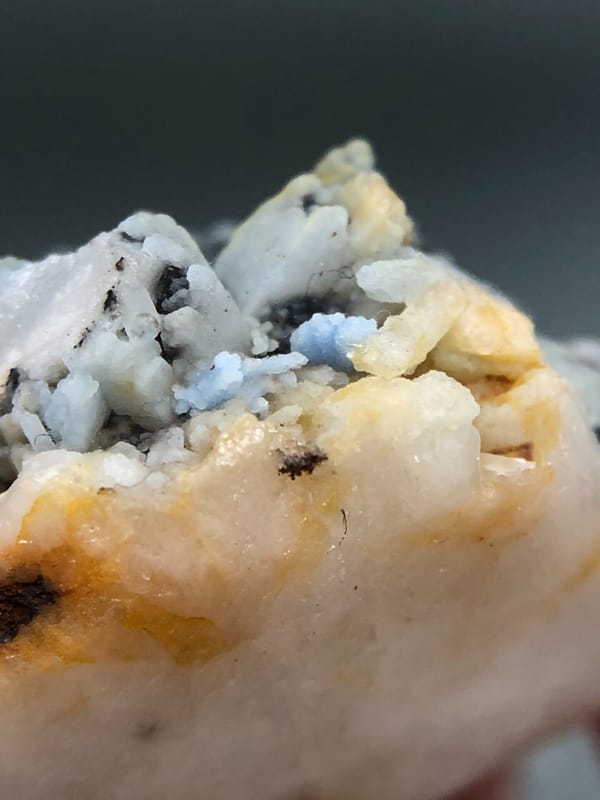 Plumbogummite from Guangxi, China, individual mineral specimen view 7