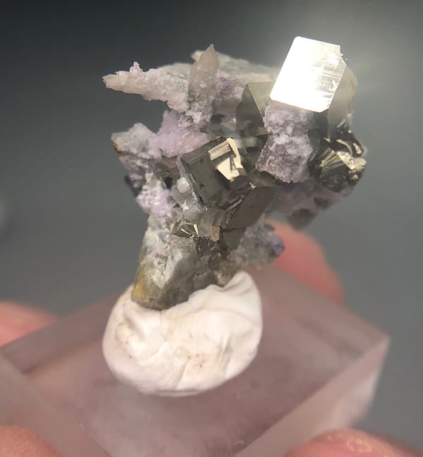 Quartz from Shangbao Mine, Leiyang, Hunan, China, individual mineral specimen view 3