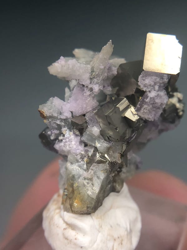 Quartz from Shangbao Mine, Leiyang, Hunan, China, individual mineral specimen view 6