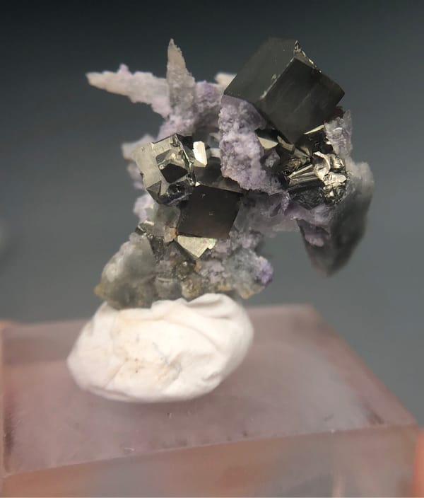 Quartz from Shangbao Mine, Leiyang, Hunan, China, individual mineral specimen view 9