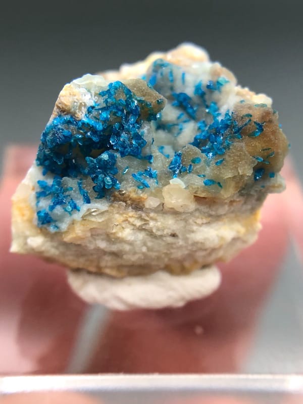 Veszelyite from Yunnan, China, individual mineral specimen view 2