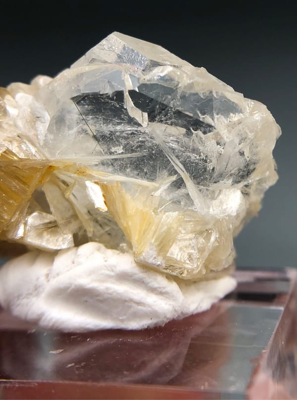 Aquamarine from Xuebaoding, Pingwu Co., Sichuan, China, individual mineral specimen view 3