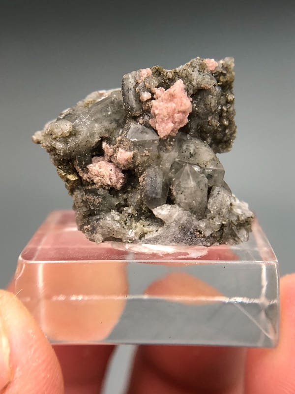 Unverified calcium manganese silicate from Daye, Hubei, China, individual mineral specimen view 1