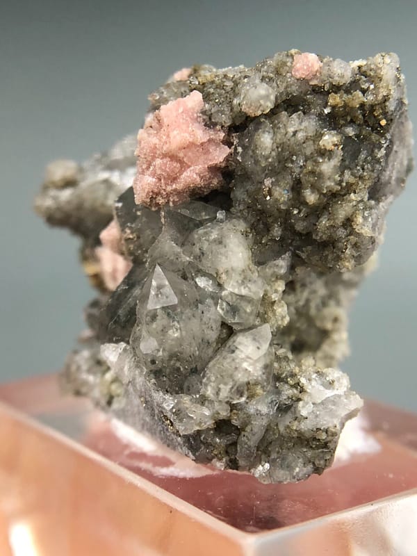 Unverified calcium manganese silicate from Daye, Hubei, China, individual mineral specimen view 2