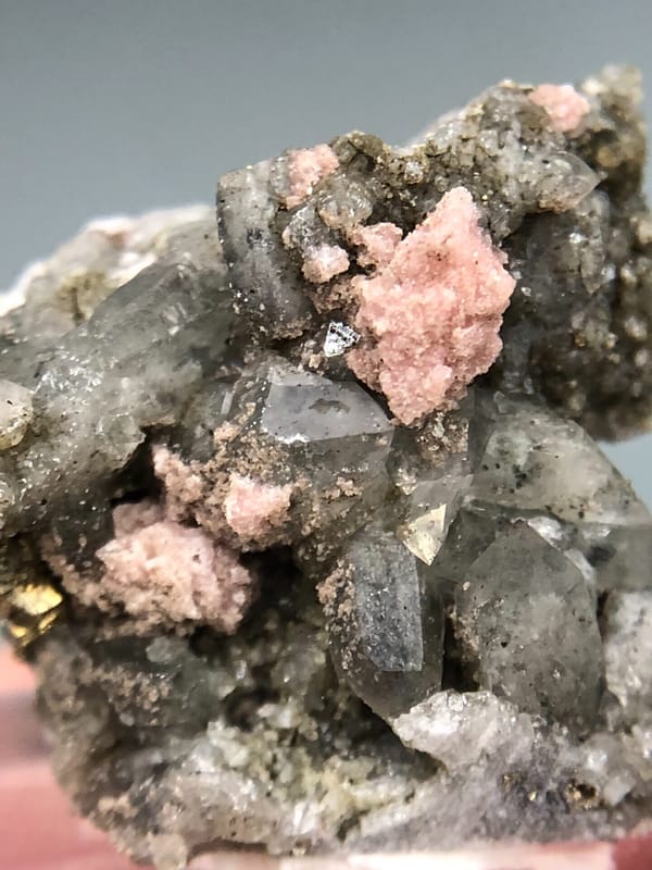 Unverified calcium manganese silicate from Daye, Hubei, China, individual mineral specimen view 3