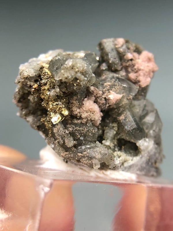 Unverified calcium manganese silicate from Daye, Hubei, China, individual mineral specimen view 4