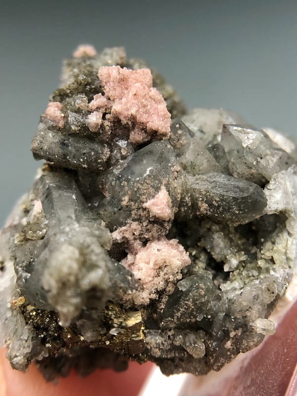 Unverified calcium manganese silicate from Daye, Hubei, China, individual mineral specimen view 5
