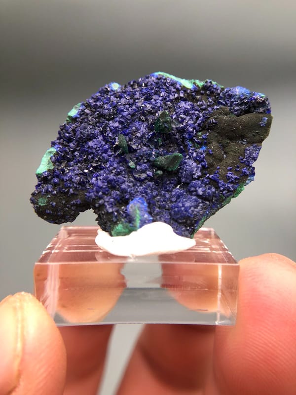 Malachite from Anhui, China, individual mineral specimen view 1
