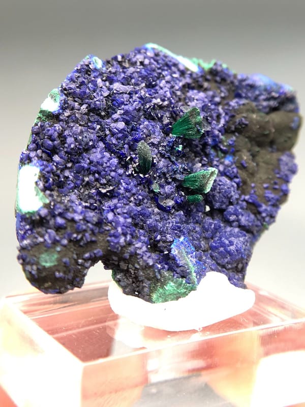 Malachite from Anhui, China, individual mineral specimen view 2