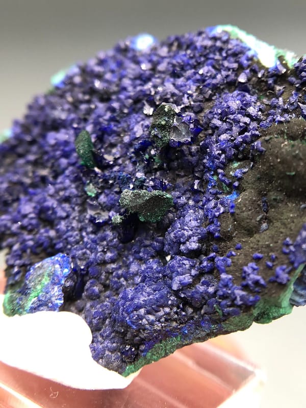 Malachite from Anhui, China, individual mineral specimen view 3
