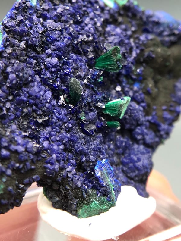 Malachite from Anhui, China, individual mineral specimen view 4
