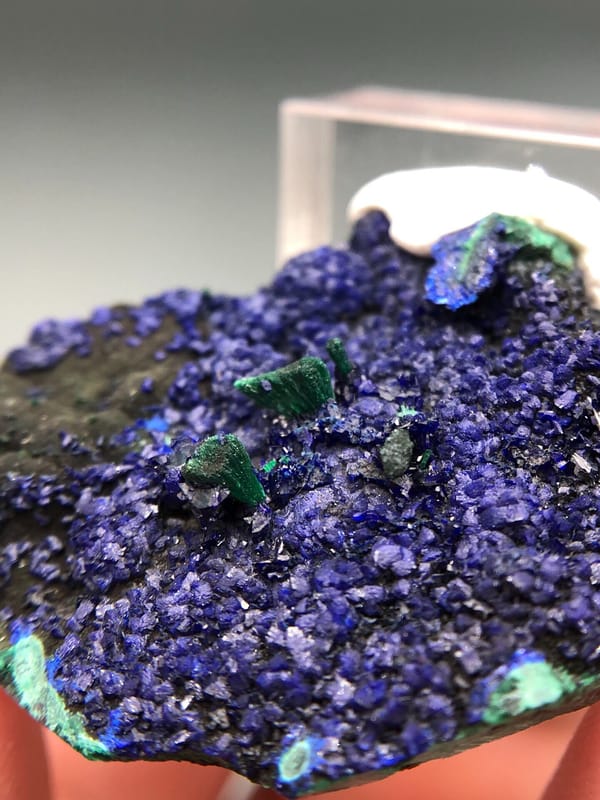 Malachite from Anhui, China, individual mineral specimen view 6