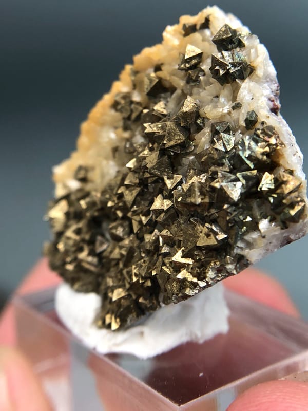Pyrite from Hubei, China, individual mineral specimen view 8