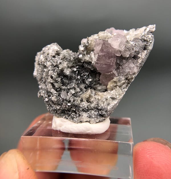 Apatite from Xuebaoding, Pingwu Co., Sichuan, China, individual mineral specimen view 1