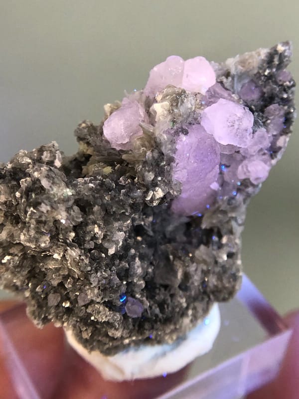 Apatite from Xuebaoding, Pingwu Co., Sichuan, China, individual mineral specimen view 3