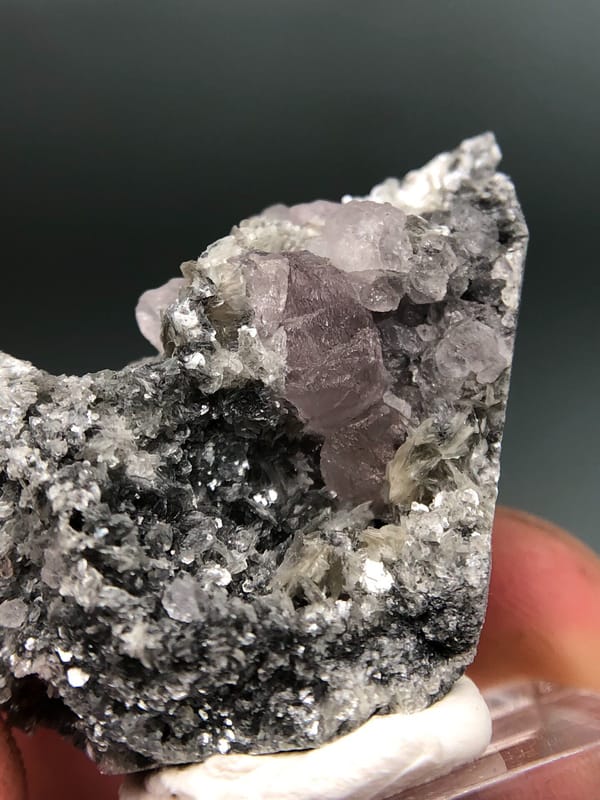 Apatite from Xuebaoding, Pingwu Co., Sichuan, China, individual mineral specimen view 6