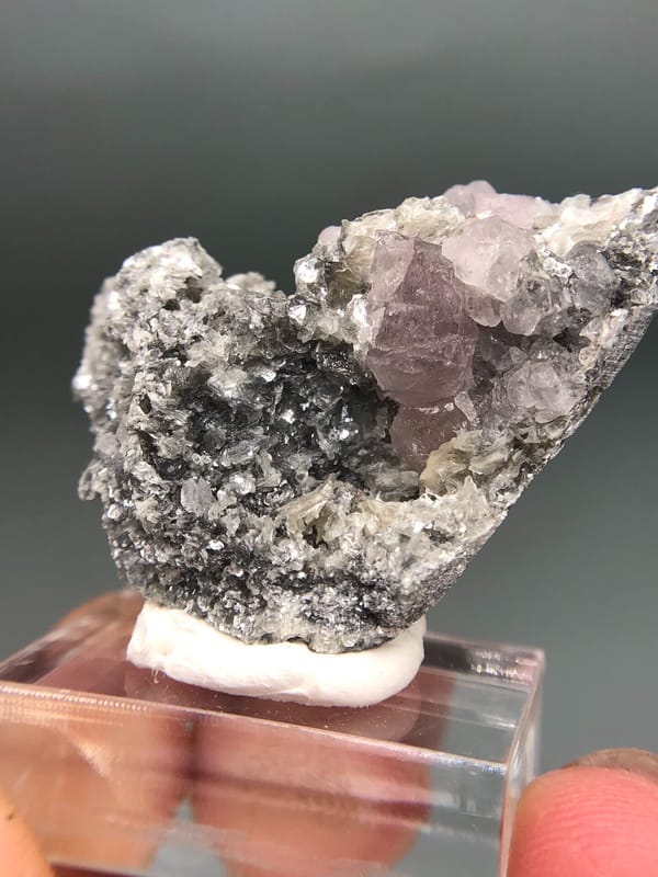 Apatite from Xuebaoding, Pingwu Co., Sichuan, China, individual mineral specimen view 7