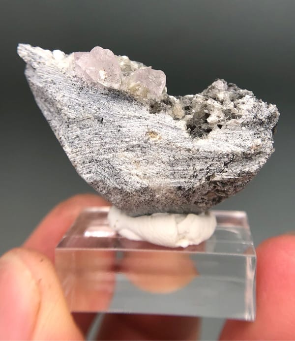 Apatite from Xuebaoding, Pingwu Co., Sichuan, China, individual mineral specimen view 8