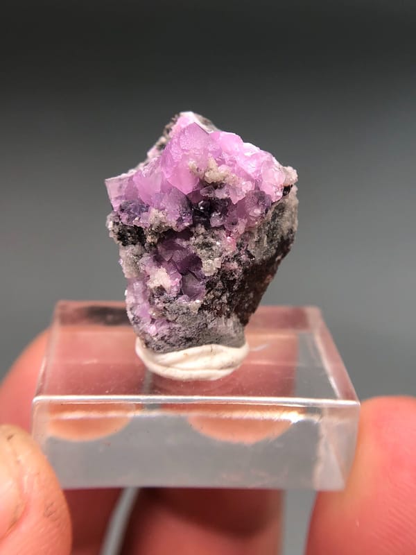 Calcite from Morocco, individual mineral specimen view 1