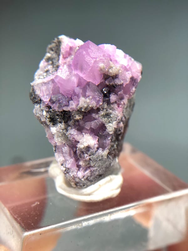 Calcite from Morocco, individual mineral specimen view 2