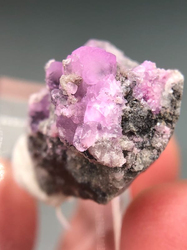 Calcite from Morocco, individual mineral specimen view 6