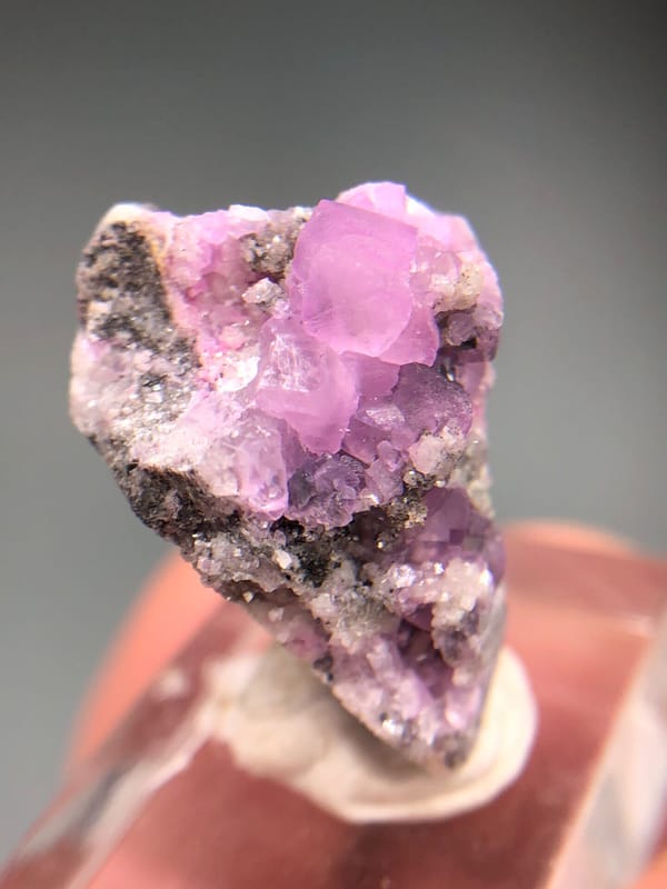 Calcite from Morocco, individual mineral specimen view 8