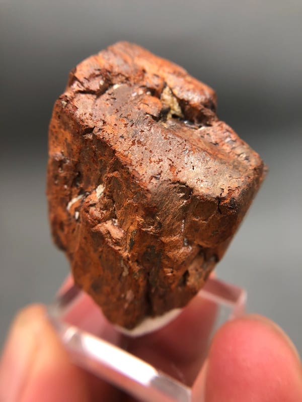 Limonite pseudomorph after Pyrite from Guangxi, China, individual mineral specimen view 7