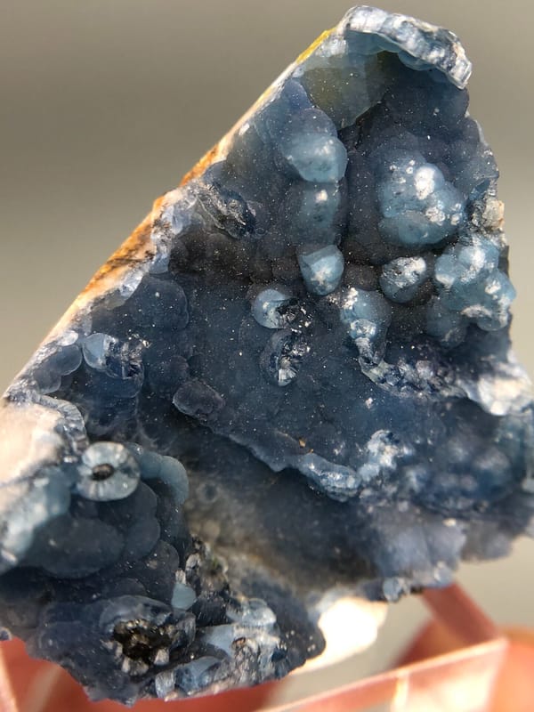 Plumbogummite from Gongcheng, Guangxi, China, individual mineral specimen view 3