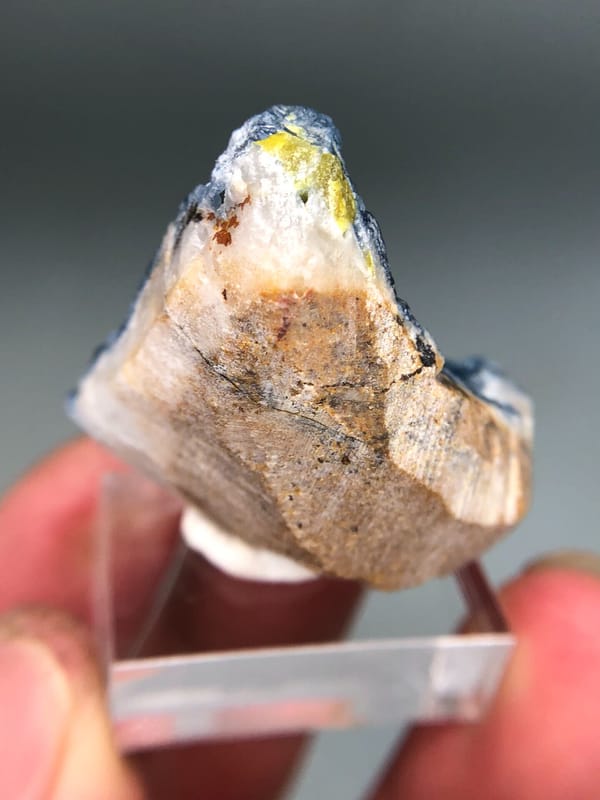 Plumbogummite from Gongcheng, Guangxi, China, individual mineral specimen view 6