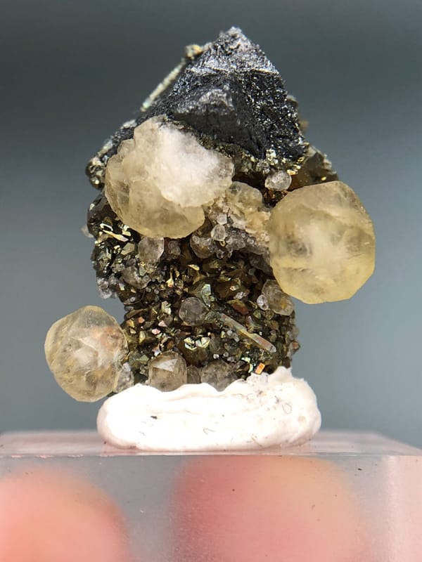 Tetrahedrite from Guizhou, China, individual mineral specimen view 2